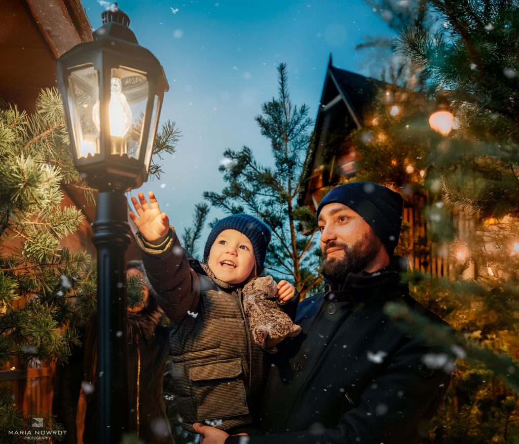 Weihnachts-Fotoshooting in der Schweiz